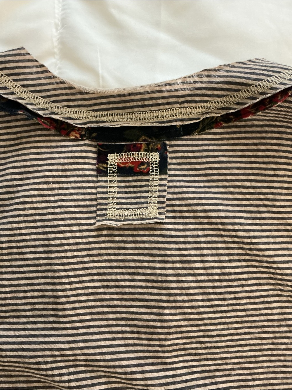 NATURAL LIFE Stay Cool Striped Tank - Light Taupe - Picture 4 of 5